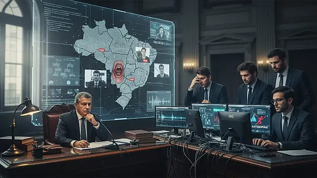 O uso de IA nas eleições é comparado ao doping esportivo, sempre à frente da fiscalização.