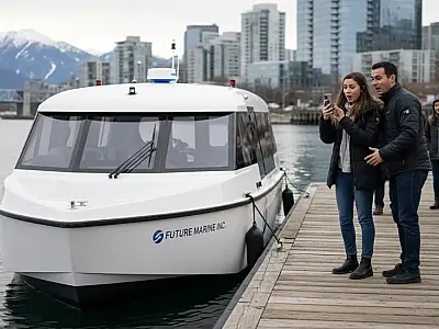 Táxis aquáticos autônomos: a revolução do transporte urbano que já navega no Canadá
