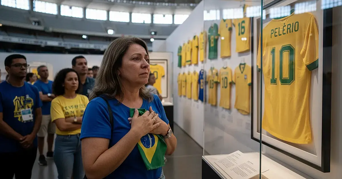 Museu do Futebol resgata mística da Amarelinha em nova exposição com relíquias de Pelé