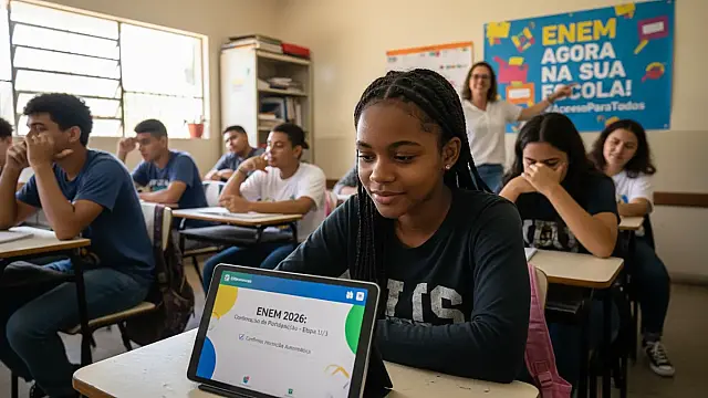 Estudantes da rede pública terão processo de inscrição facilitado e provas em suas próprias escolas a partir de 2026.