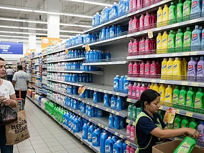 Prateleiras de supermercados apresentam vácuo de produtos da marca líder após decisão regulatória.