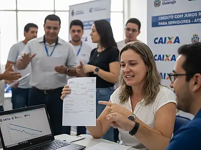 Servidores de Guarujá têm até 30 de junho para garantir crédito e juros reduzidos na Caixa