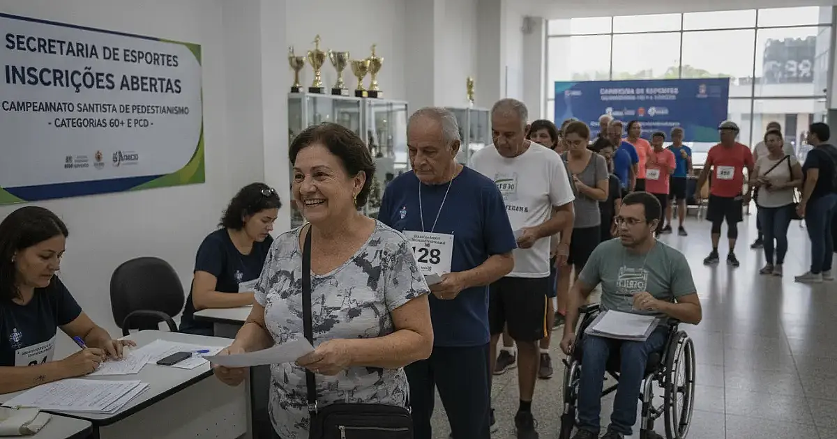 Campeonato Santista de Pedestrianismo: inscrições para 60+ e PCD começam com foco na inclusão