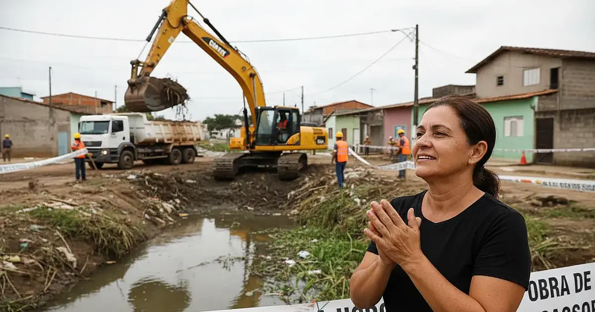 Itanhaém inicia obra de R$ 5,6 milhões no Rio Campininha para combater enchentes históricas