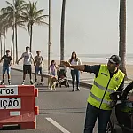 Orla de Santos terá interdição neste domingo (14) para o retorno do projeto 'Vem Pra Orla'