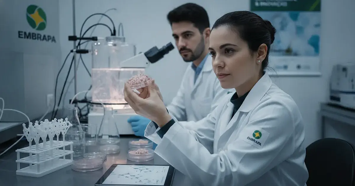 Carne de laboratório: como a Embrapa está criando bifes reais sem abater animais