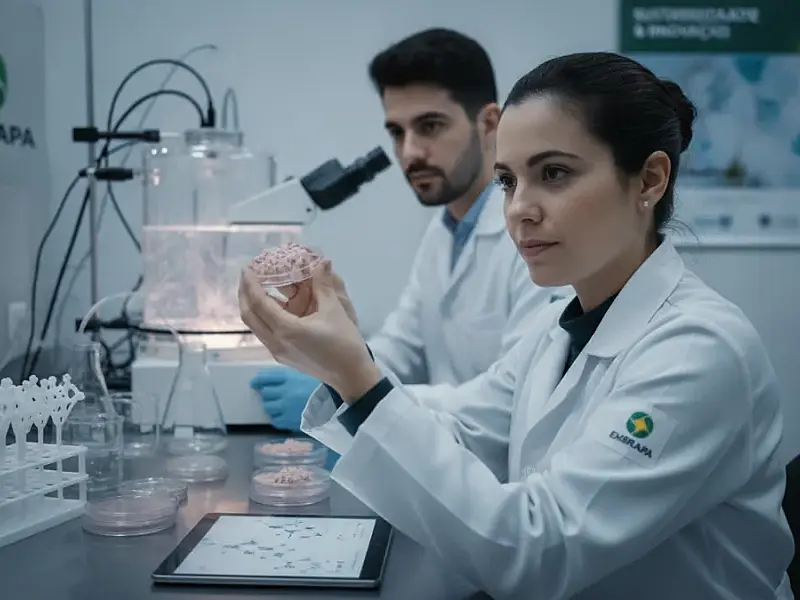 Carne de laboratório: como a Embrapa está criando bifes reais sem abater animais