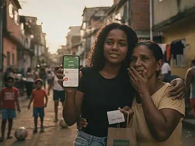 Trabalhadores em centro urbano: aumento do emprego e dos salários impulsionou queda histórica da pobreza nas metrópoles.