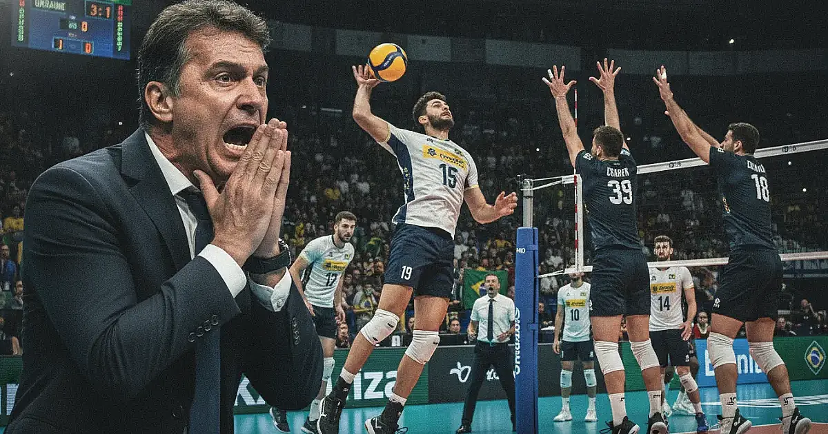 Brasil e Itália medem forças na Liga das Nações: Seleção de Bernardinho busca superar trauma ucraniano