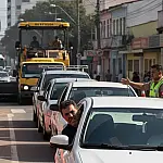 Atenção no trânsito: Reurbanização em Santos altera sentido de via no bairro Aparecida