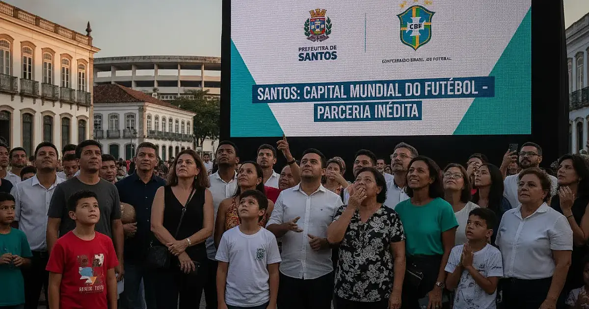 Santos e CBF firmam parceria para consolidar a cidade como destino mundial do Rei Pelé