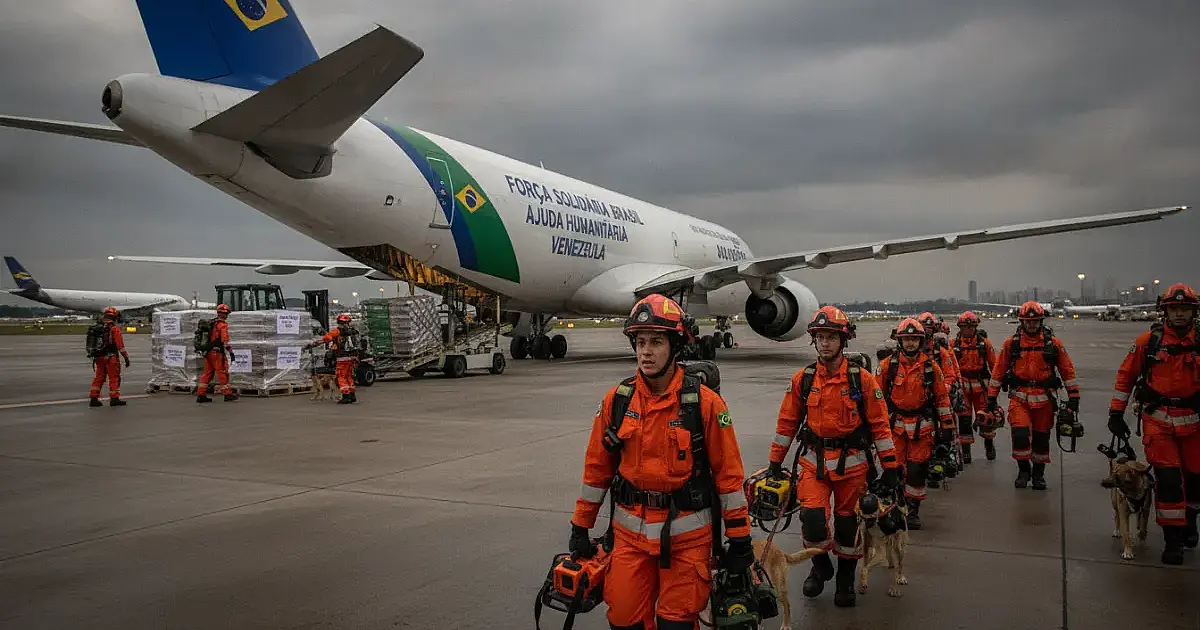 Ajuda humanitária: Quarto voo brasileiro decola para a Venezuela em meio à tragédia dos terremotos
