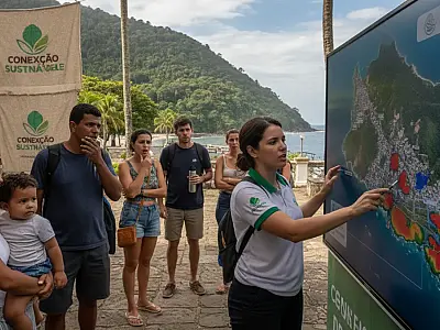 Ilhabela reforça seu compromisso com a natureza durante a 2ª edição da Conexão Sustentável no Centro Cultural da Vila.