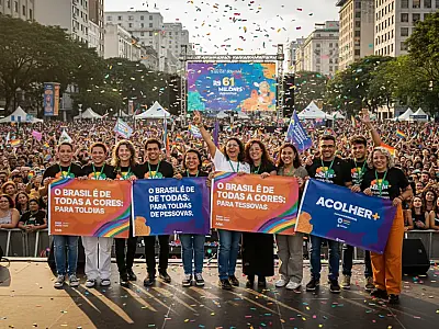 Lançamento da campanha ocorreu durante feira de empreendedorismo no Vale do Anhangabaú, em São Paulo.