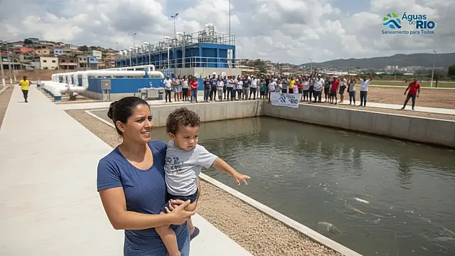 Queimados, Japeri e Nova Iguaçu ganham megaestação de esgoto para beneficiar 270 mil moradores