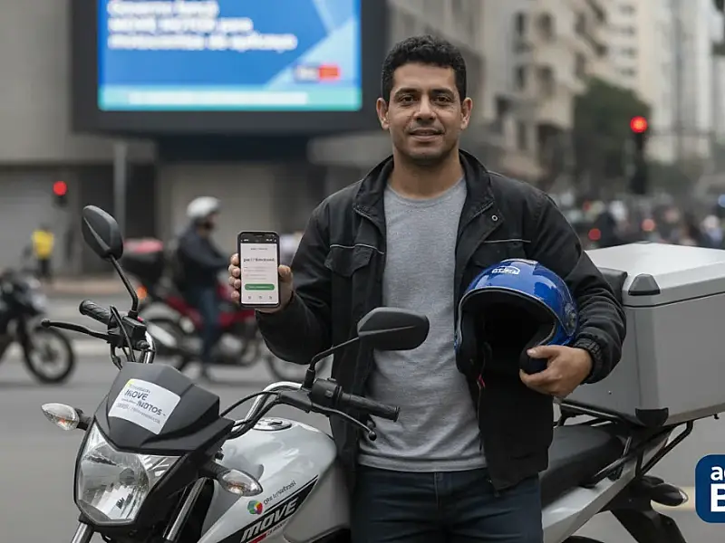 Governo Federal lança linha de crédito exclusiva para motociclistas de aplicativo