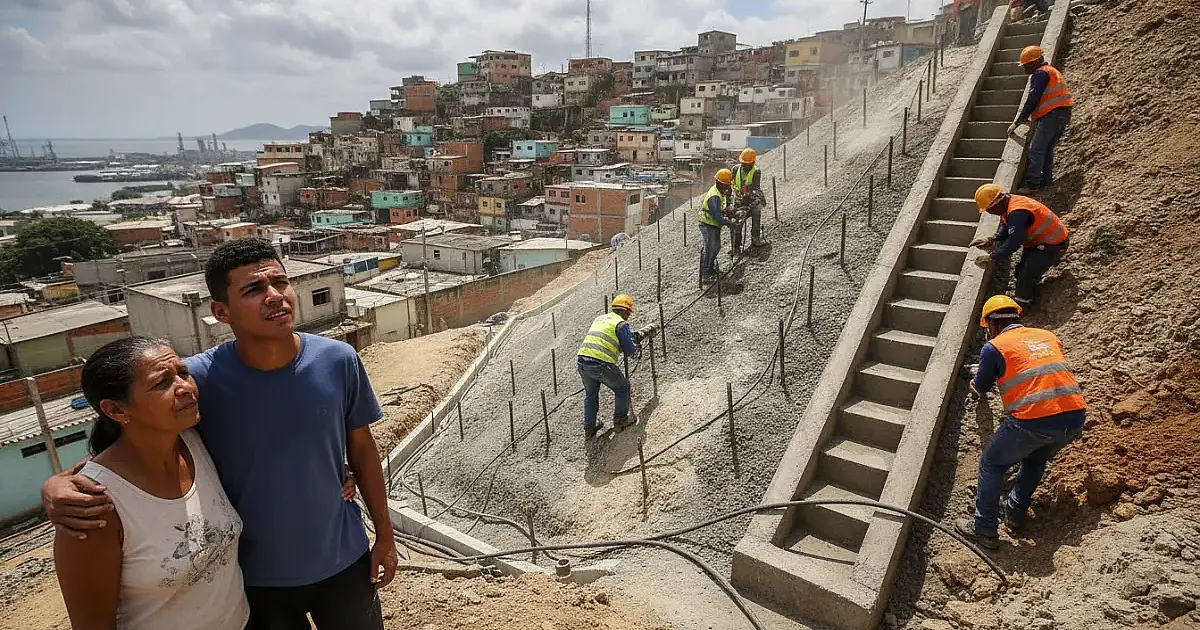 Santos inicia obras de contenção no Morro do Marapé para reforçar segurança contra deslizamentos