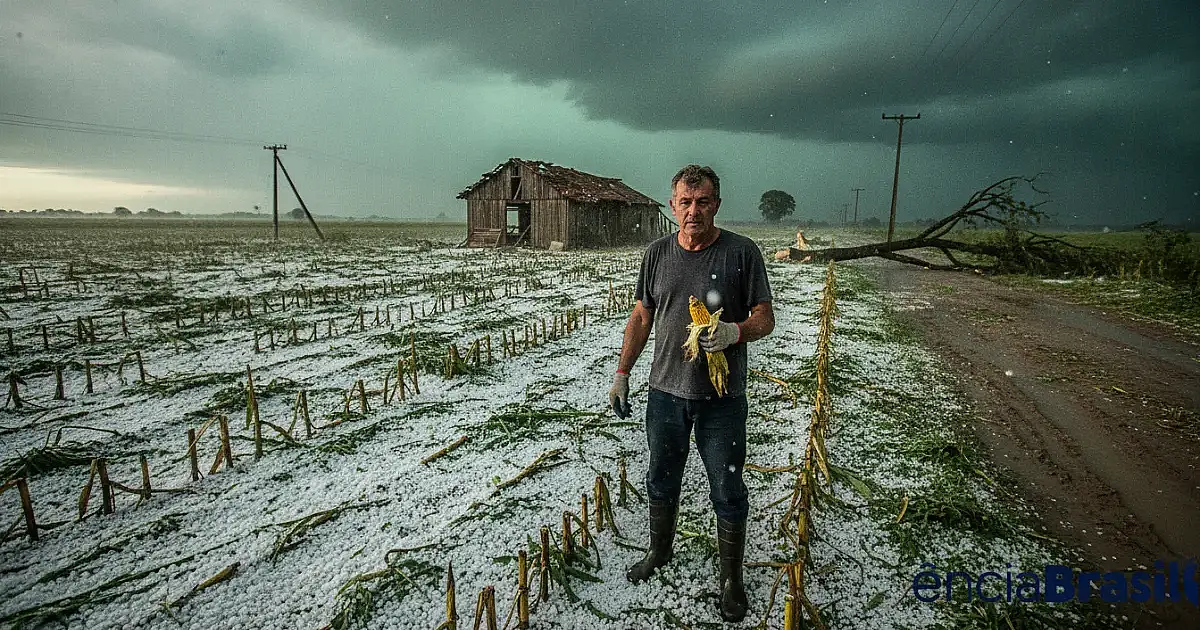 Alerta de tempestade no Sul: Inmet prevê granizo, ventos fortes e riscos a partir desta madrugada
