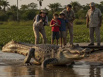 O jacaré é uma peça fundamental para o equilíbrio biológico dos rios e pântanos no território brasileiro.