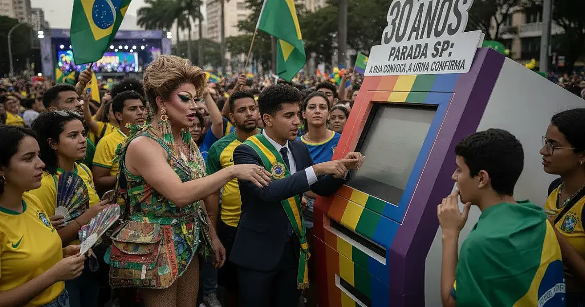 Parada do Orgulho LGBT+ em São Paulo celebra 30 anos com manifesto pelo voto consciente