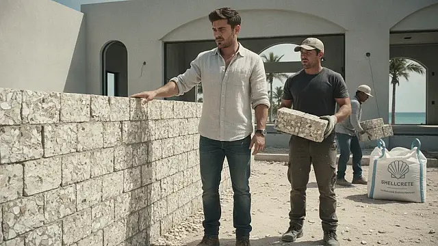 Zac Efron optou por materiais biodegradáveis e reciclados para sua nova residência de luxo.