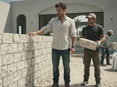 Zac Efron optou por materiais biodegradáveis e reciclados para sua nova residência de luxo.