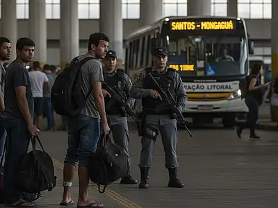 Movimentação em unidades prisionais da Baixada Santista durante o início da saída temporária.