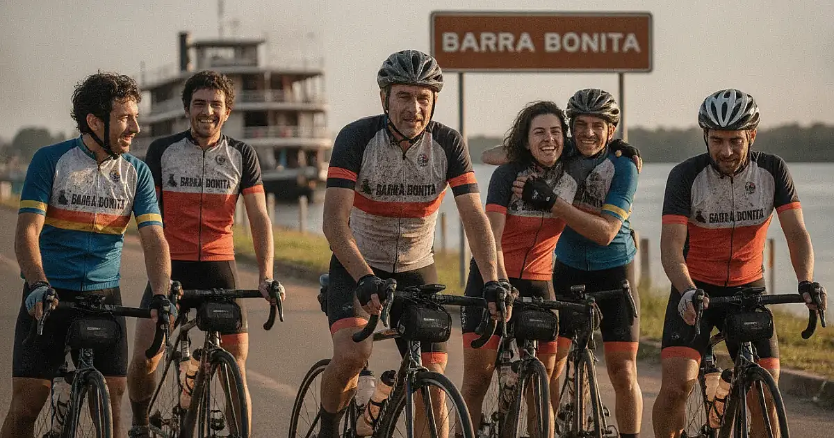 Ciclistas de Itanhaém completam jornada épica de 460 km até Barra Bonita