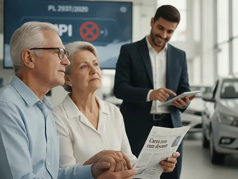 Carro zero com desconto: projeto de lei prevê isenção de IPI para quem tem mais de 60 anos