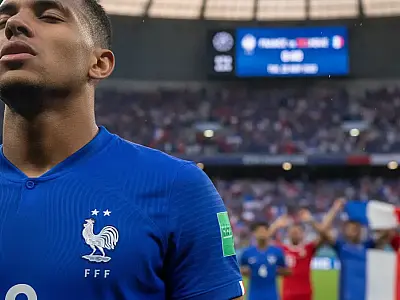 O 'Coq Gaulois' é o emblema tradicional presente no uniforme oficial da seleção da França.