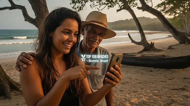 A Praia do Bonete preserva o estilo de vida caiçara e é cercada pela exuberante Mata Atlântica em Ilhabela.
