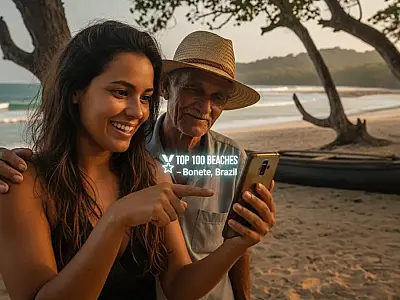 A Praia do Bonete preserva o estilo de vida caiçara e é cercada pela exuberante Mata Atlântica em Ilhabela.