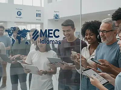 Plataforma MEC Idiomas oferece trilhas de aprendizagem e certificação gratuita em inglês e espanhol.