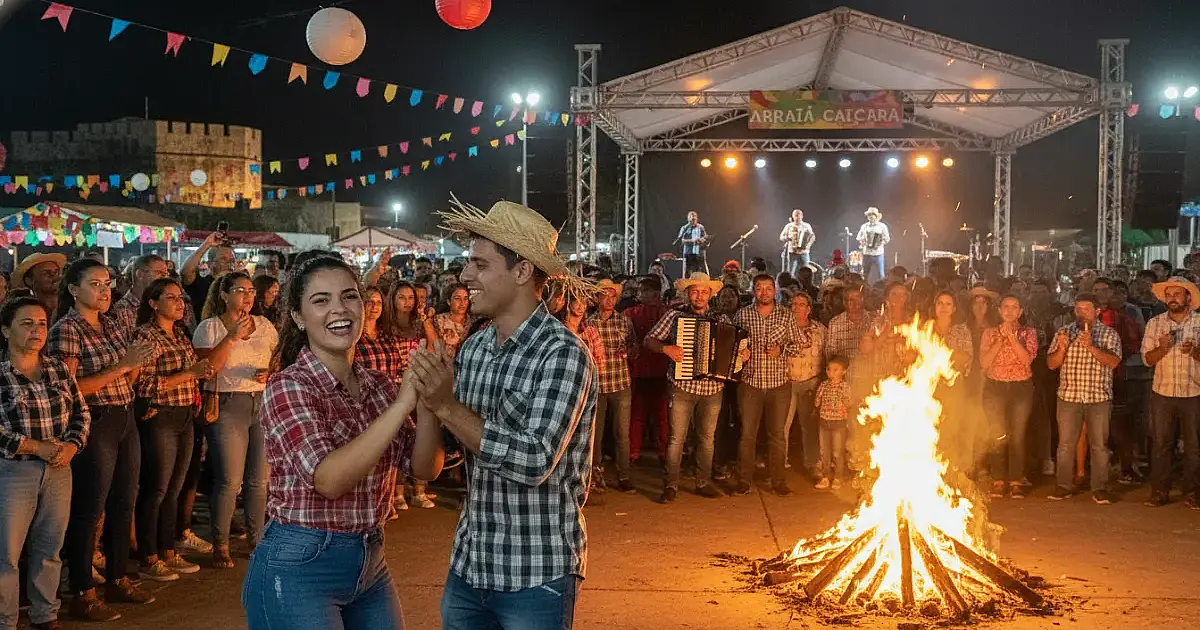 Arraiá Caiçara agita Bertioga: confira a programação gratuita com fogueira e música ao vivo