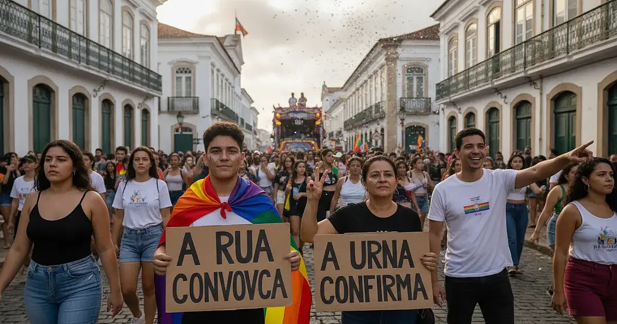 Santos recebe 9ª Parada do Orgulho LGBT+ no Centro Histórico com foco em cidadania
