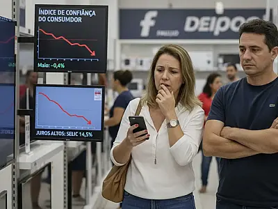 Consumidores demonstram maior cautela nas compras parceladas devido aos juros elevados da Selic.