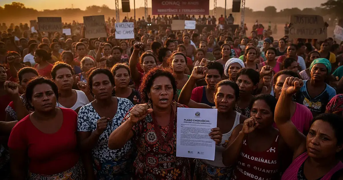 Justiça climática e proteção: 500 mulheres quilombolas lançam plano de emergência no DF