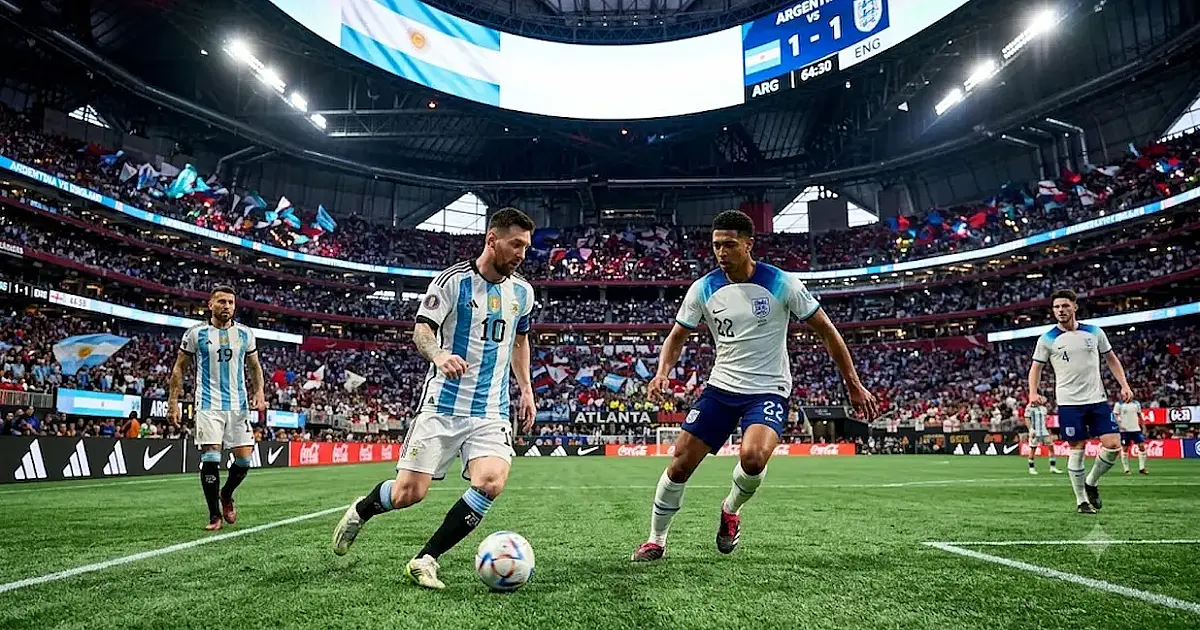 Inglaterra e Argentina duelam em clássico histórico por vaga na final