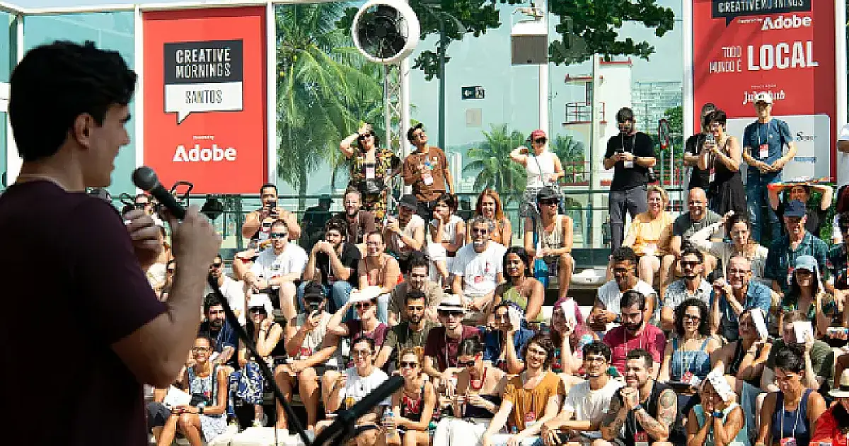 Cine Roxy vira palco de debate global sobre criatividade com Álvaro Borba em Santos
