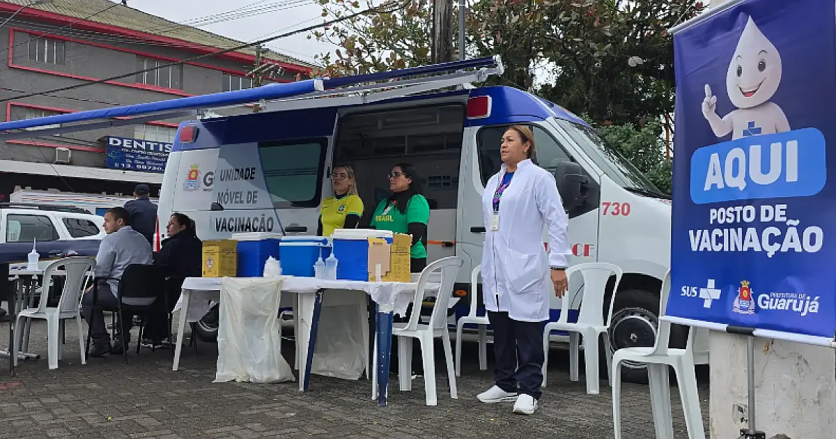 Guarujá faz força-tarefa contra Hepatite B com Dia D de vacinação nesta terça-feira