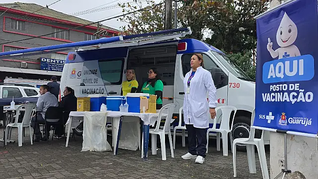 Campanha de imunização contra a Hepatite B busca ampliar cobertura vacinal na Baixada Santista durante as ações do Julho Amarelo.