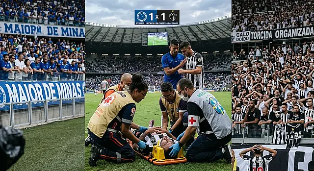 Cruzeiro e Atlético MG duelam sob forte marcação e deixam a disputa pelas quartas de final em aberto.