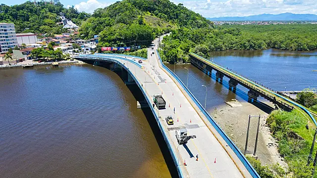 Ponte do Rio Itanhaém tem interdições para manutenção até sexta-feira