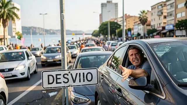 Vem Pra Orla fecha avenidas e muda trânsito em Santos neste domingo; veja desvios
