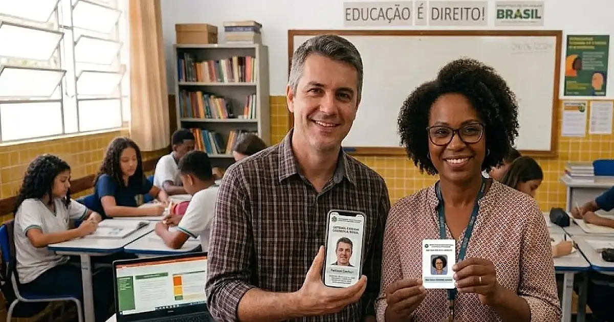 Professores de São Vicente têm direito à Carteira Nacional Docente; saiba como emitir de graça