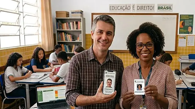 Carteira Nacional Docente do Brasil (CNDB) facilita acesso a benefícios para educadores de São Vicente.