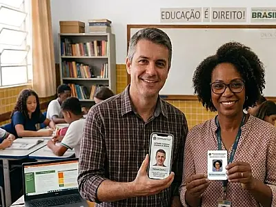 Professores de São Vicente têm direito à Carteira Nacional Docente; saiba como emitir de graça