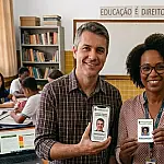 Professores de São Vicente têm direito à Carteira Nacional Docente; saiba como emitir de graça
