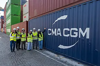 Terminal de contêineres Tecon Santos da Santos Brasil, um dos maiores polos de atuação do novo programa de estágio.