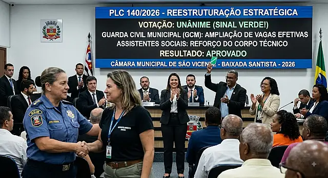 São Vicente aprova lei para reforçar Guarda Municipal e assistência social